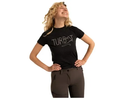 Футболка Turbat Magic Logo SS Wmn caviar - S - чорний (012.004.5568)