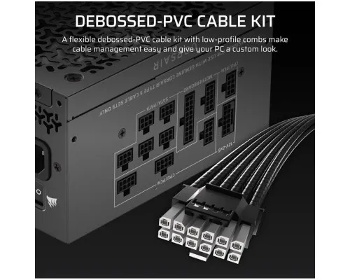 Блок живлення Corsair 1000W RM1000x Shift ATX 3.1 (CP-9020300-EU)