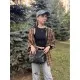 Сумка Vintage З натуральної шкіри Чорна (23014)