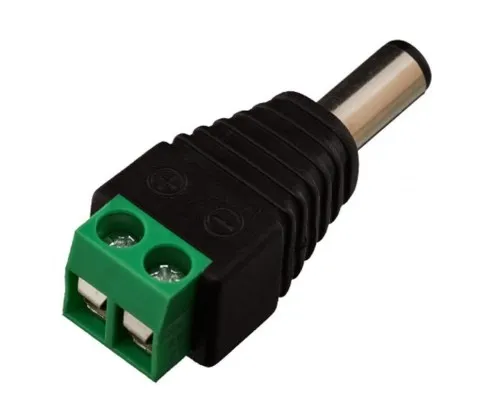 Конектор Greenvision GV-DC male 100шт/уп. (3587)