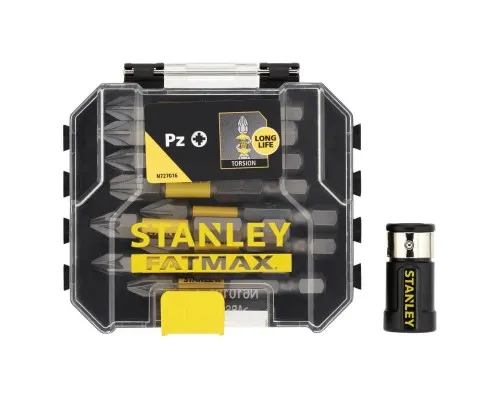 Набір біт Stanley FatMax, Pozidriv, Pz1, Pz2, Pz3, L = 50 мм, 10 шт, кейс (STA88565)