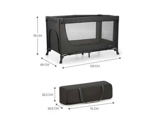 Дитячий манеж Kinderkraft Joy Light Grey (5902533925193)