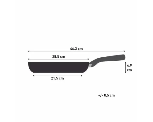 Сковорода Tefal So' Light 28см чорна (H0560642)
