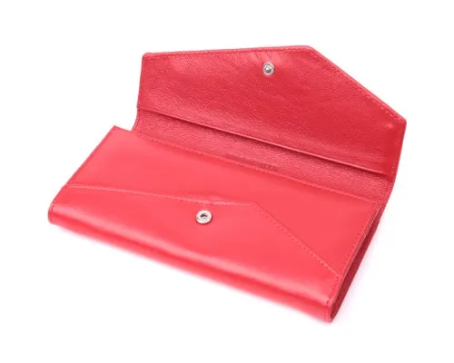 Гаманець ST Leather З натуральної шкіри Червоний (22545)