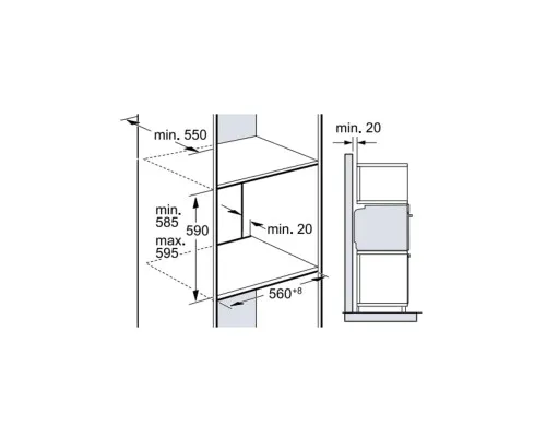 Духова шафа Bosch HUA736EA0T