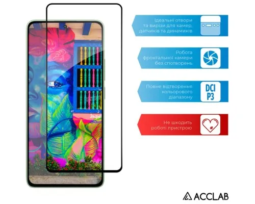 Скло захисне ACCLAB Full Glue Xiaomi Redmi Note 13 4G Black (1283126583704)