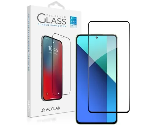 Скло захисне ACCLAB Full Glue Xiaomi Redmi Note 13 4G Black (1283126583704)
