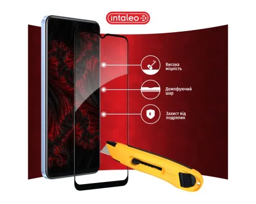 Скло захисне Intaleo Full Glue Realme V20 Black (1283126559440)