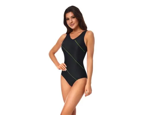 Купальник Aqua Speed Sophie 441-01 чорний, зелений 38 (5908217632326)