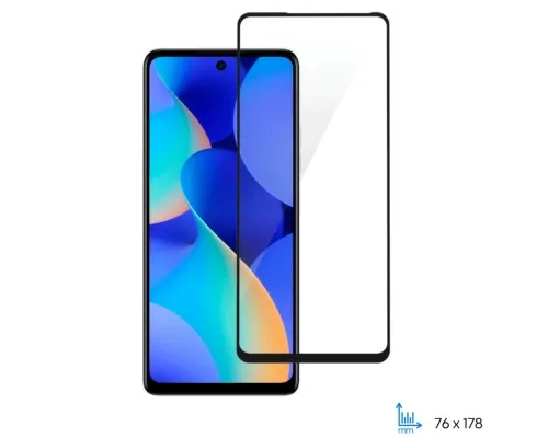 Скло захисне 2E TECNO Spark 10 Pro (KI7) 2.5D FCFG black (2E-TC-SP10P-SMFCFG-BB)