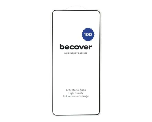 Скло захисне BeCover 10D Oppo Reno14 5G Black (713932)