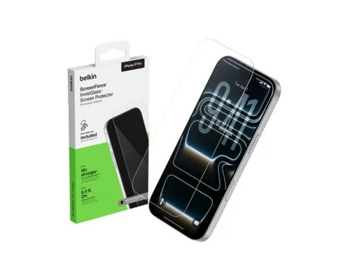 Скло захисне Belkin iPhone 17 Pro Screen Protector (OVA238HQ)