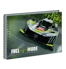 Альбом для малювання Yes Full mode Green А4 30 аркушів з перфорацією (130623)