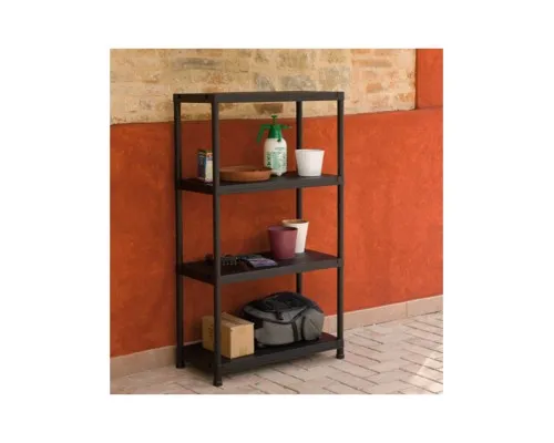 Стелаж Toomax 4 полиці cm. 80x40x138h black (5140)