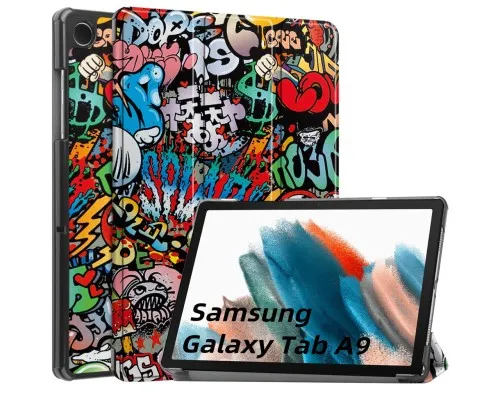 Чохол до планшета BeCover Smart Case Samsung Tab A9 SM-X115 8.7" Graffiti (709914)