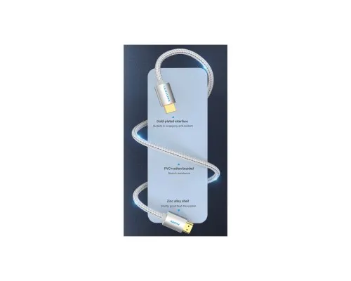 Кабель мультимедійний HDMI to HDMI 15.0m V2.0 4K Silver Metal Type VENTION (AABIN)