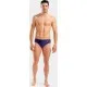 Плавки Arena Double Graphic Swim Briefs 010951-705 темно-синій, помаранчевий 100 (3468337766261)