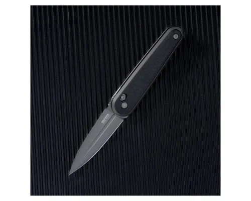 Ніж SRM Twin, Black G10/Micarta, Stonewash (251MB-GB)