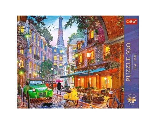 Пазл Trefl Premium Plus Tea Time: Кафе на розі у Парижі 500 елементів (5900511376142)