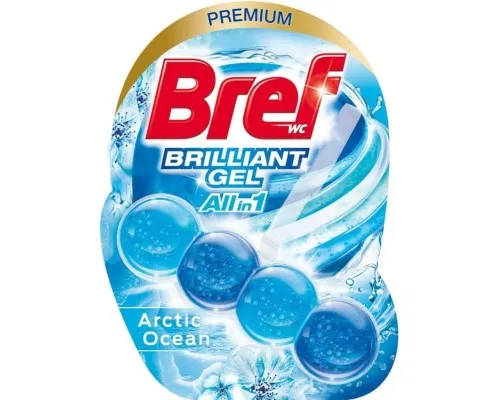 Туалетний блок Bref Блискучий гель Арктичний океан 42 г (9000101508628)