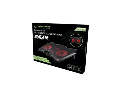 Підставка до ноутбука Esperanza Gaming Notebook Cooling Pad BURAN (EGC102)