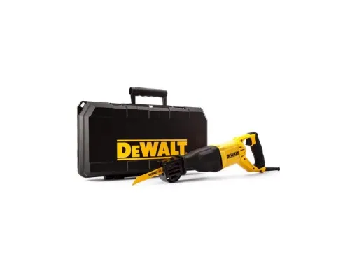 Шабельна пила DeWALT 1100 Вт, 0 - 2800 хід/хв, величина ходу 29 мм, 3.5 кг, кейс (DWE305PK)