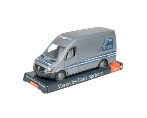 Масштабна модель автомобіля Tigres Mercedes-Benz Sprinter поліцейський, на планшетці (39713)