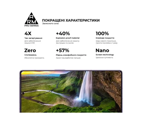 Скло захисне Armorstandart Pro Xiaomi Poco M7 Pro 5G Black (ARM83140)