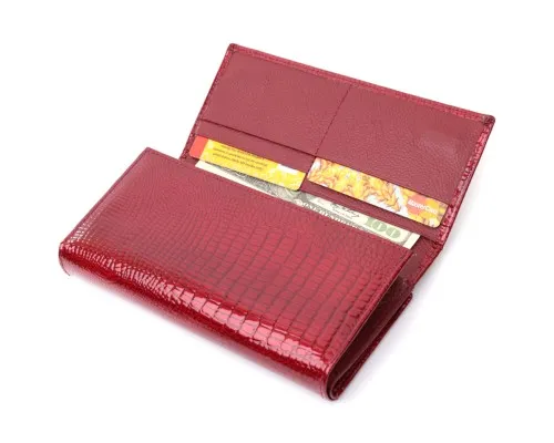 Гаманець ST Leather Шкіряний Червоний (22682)