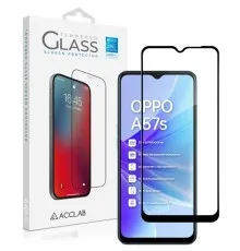 Скло захисне ACCLAB Full Glue Oppo A57S Black (1283126576690)