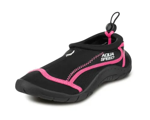 Аквашузи Aqua Speed Aqua Shoe Model 704-19 чорний, малиновий 35 (5908217695604)