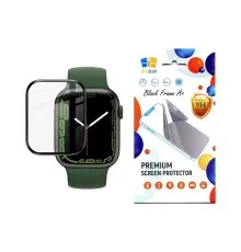 Скло захисне Drobak Apple Watch Series 10 42mm Black Frame A+ (323233)