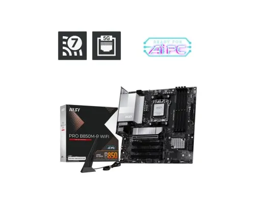 Материнська плата MSI PRO B850M-P WIFI
