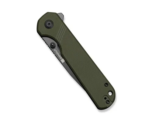 Ніж Sencut Aetheris, Darkwash, зелений G10 (S24095-2)