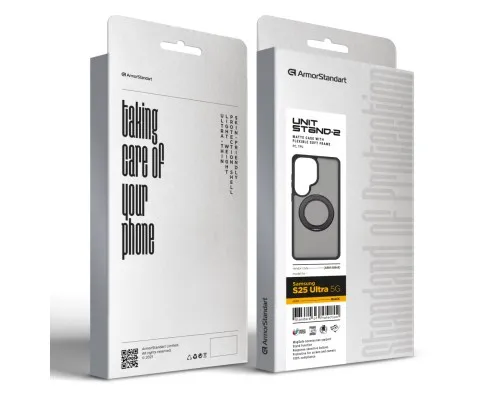 Чохол до мобільного телефона Armorstandart Unit Stand2 Samsung S26 Ultra 5G Black (ARM88868)