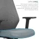 Офісне крісло OfficePro Fusion OC577G Gray (OC577G)