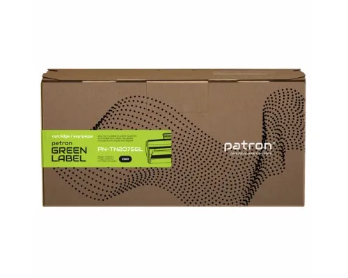 Тонер-картридж Patron BROTHER TN-2075 GREEN Label (PN-TN2075GL)