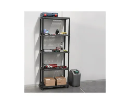 Стелаж Toomax 5 полиць cm. 71x35x180h black (5139)