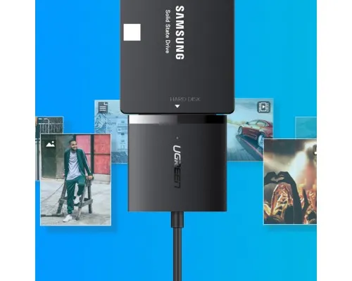 Перехідник USB 3.0 Type-А to SATA III (F) CM257 Ugreen (60561)