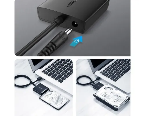 Перехідник USB 3.0 Type-А to SATA III (F) CM257 Ugreen (60561)