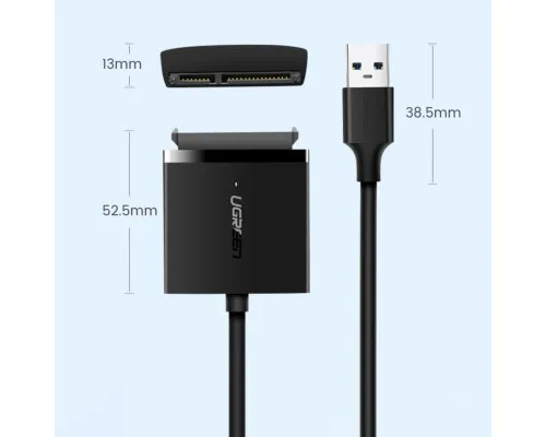 Перехідник USB 3.0 Type-А to SATA III (F) CM257 Ugreen (60561)