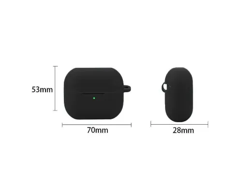 Чохол для навушників BeCover Silicon для Samsung Galaxy Buds 3 Pro Black (712000)