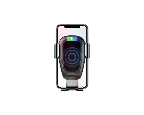 Універсальний автотримач Baseus Metal Gravity with technology Qi 10W (WXYL-B0A)