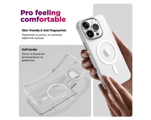 Чохол до мобільного телефона Armorstandart Unit MagSafe Apple iPhone 16e Matte Clear (ARM83877)