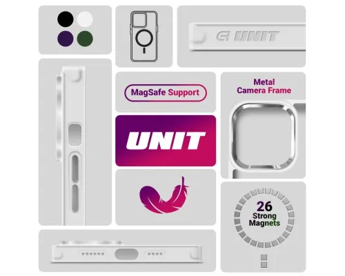 Чохол до мобільного телефона Armorstandart Unit MagSafe Apple iPhone 16e Matte Clear (ARM83877)