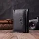 Гаманець ST Leather Шкіряний Чорний (22506)