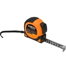 Рулетка Neo Tools Super Black, 3мx16мм, з фіксатором змотування, магніт (67-241)