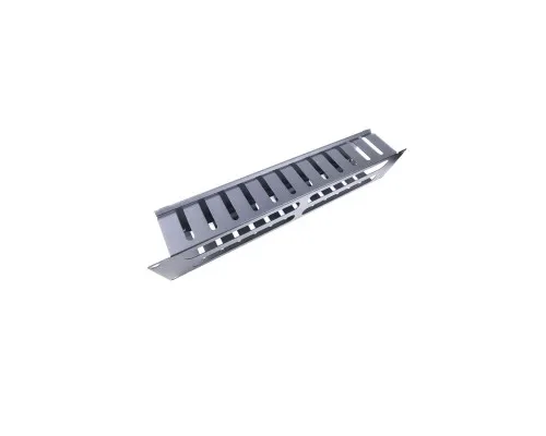 Кабельний організатор 19" 2U з кришкою SN (80мм) - 9005 Eserver (КР-012.2U.19)