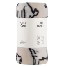 Плед Ardesto Fleece 100% поліестер, песики, сірий 130х160 см (ART0724PB)