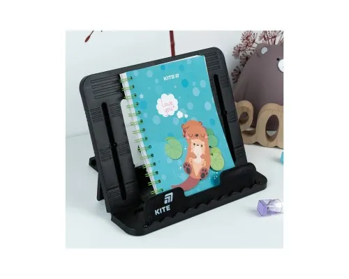 Підставка для книг Kite пластикова, чорна (K25-330-1)